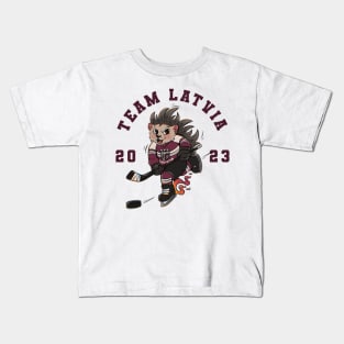 TEAM LATVIA Kids T-Shirt